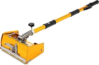 Truelle de Cloison Sèche Kit Finition Cloison Seche 90-150cm Longueur de La Tige Réglable Boîte Plate avec Poignée Réglable 5 Roues Dentées Boite De Finition Boîte Finition Plate Cloison