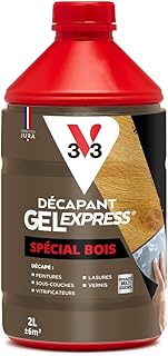 V33 Décapant gel express spécial bois 2L