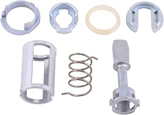 Yosoo Health Gear Kit Reparation Barillet, Kit de Réparation de Cylindre de Serrure de Porte Avant Gauche et Droite Pièces de Rechange, 7Pcs Reparation Barillet de Serrure pour MK4