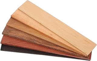 Kisangel 6 pièces Lattes Bois Extérieur Texturées pour Banc Jardin Planches Robustes Naturelles pour DIY Mobilier Jardin et Projets Artisanaux