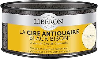 Libéron Cire antiquaire Black Bison en pâte, Incolore, 500cc