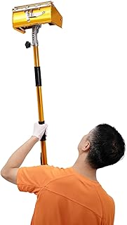 Boîte Finition Plate Cloison Sèche Poignée Outils, Plâtrage Plate Ponceuse Murale Réglable,Convient Professionnels Masticage Mastic Murs Plafonds Maisons Bricoler