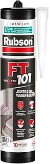 Rubson | Mastic FT 101 Blanc (cartouche de 280 ml) – Mastic polymère pour joints, fissures et collages – Mastic étanche multi-matériaux pour intérieur & extérieur