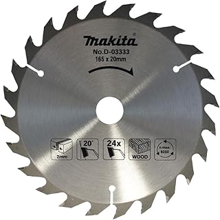 LAME CARBURE MAKITA Ø 165 MM STANDARD BOIS POUR SCIES CIRCULAIRES (24 DENTS) -D-03333