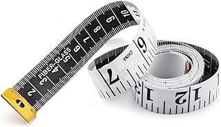 Mètres à Ruban pour Couturier double face, 1,5 m 60 Pouce sur Mesure Couturière Tissu Règle, La Blanc Mesure Ruban 1 Pièces