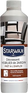 STARWAX Décrassant Multi-Supports pour Mobilier de Jardin - 500 ml - Idéal pour Nettoyer le Mobilier de Jardin Exposé aux Intempéries - Désincruste les Salissures Tenaces