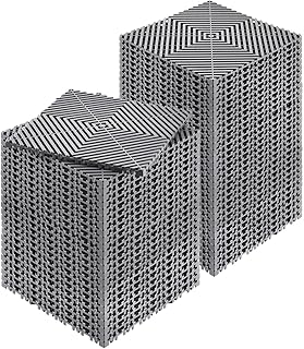 VEVOR Lot de 55 Dalles de Jardin Piscine 30x30x1,5 cm Gris Dalle Clipsable Ajourée Antidérapante en PVC Drainage Rapide Revêtements de Sol Extérieur Intérieur pour Terrasse Cuisine Spa Salle de Bain