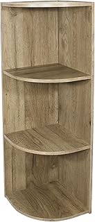 Iris Ohyama, Meuble de Rangement en Bois, Bibliotheque, 3 Niveaux Étagère, Meuble d