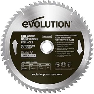 Evolution: Lame bois fin 25 mm, lame de scie à tronçonner, Offre une belle finition sur bois durs et tendres