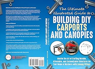 The Ultimate, Illustrated Guide to Building DIY (Do-It-Yourself) Carports and Canopies: Master the Art of Crafting Durable, Affordable, and Customizable ... with Canopy Fittings (English Edition)